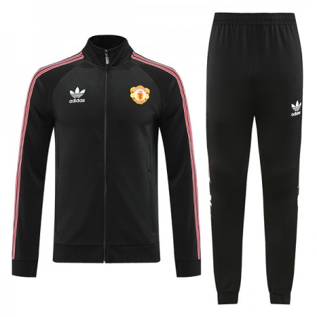 Teplákové Soupravy Manchester United Černá 2022-23 Teplákové Soupravy Manchester United Černá 2022-23
